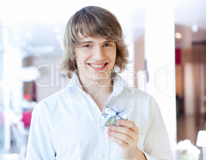 portrait of a young handsome man