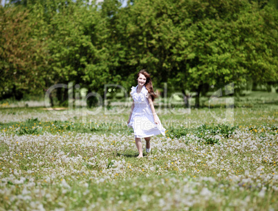 girl in the park