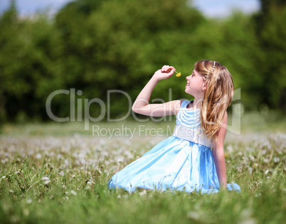 girl in the park