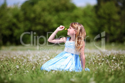 girl in the park