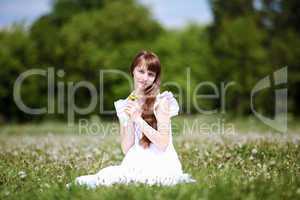 girl in the park