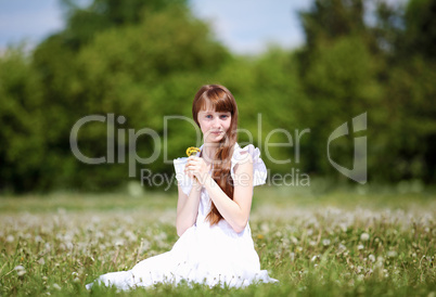 girl in the park