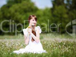 girl in the park