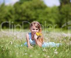 girl in the park