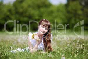 girl in the park