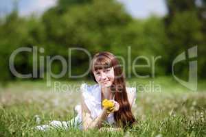 girl in the park