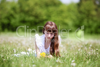 girl in the park