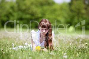 girl in the park