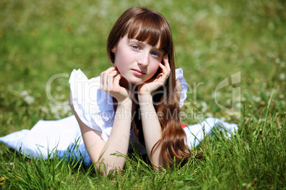 girl in the park