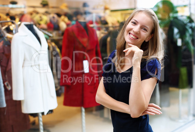 Young woman doing shopping