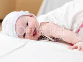 cute baby in hat