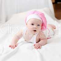 cute baby in hat