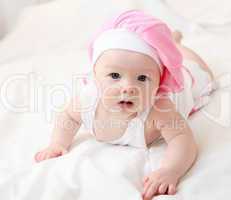 cute baby in hat