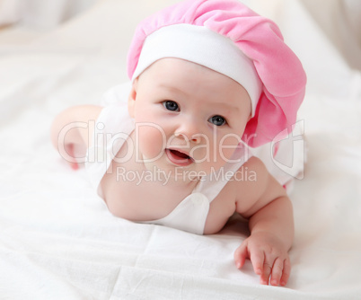 cute baby in hat