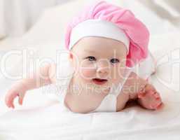 cute baby in hat