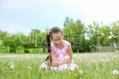 Portrait of a beautiful young girl