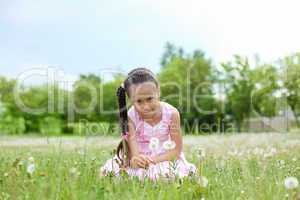 Portrait of a beautiful young girl