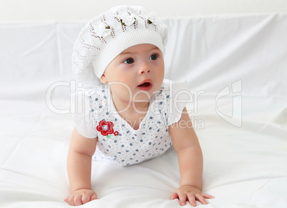 infant baby in a hat