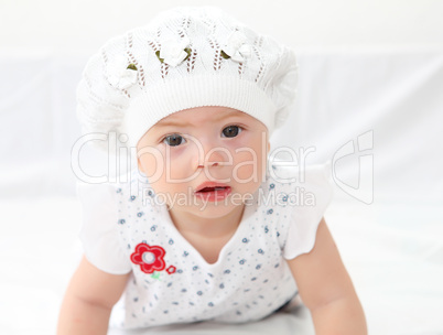 infant baby in a hat
