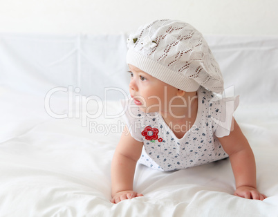 infant baby in a hat