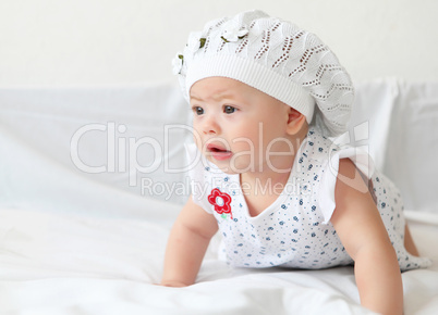 infant baby in a hat