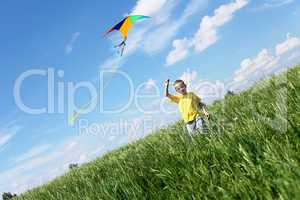little boy outdoors