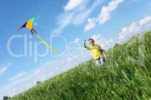 little boy outdoors
