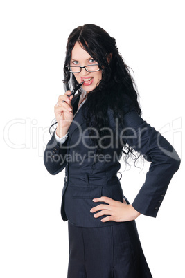 charming young business woman
