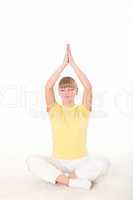 young woman doing yoga