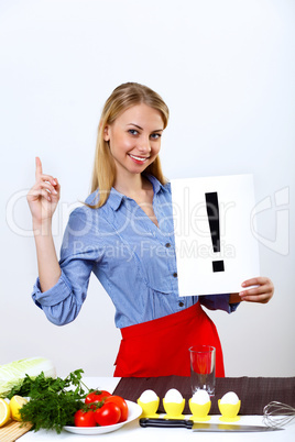 Woman cooking fresh meal at home