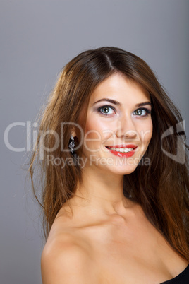 Portrait of beautiful young woman