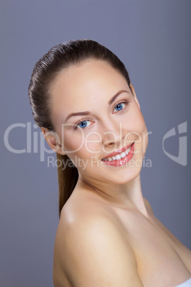 Portrait of beautiful young woman