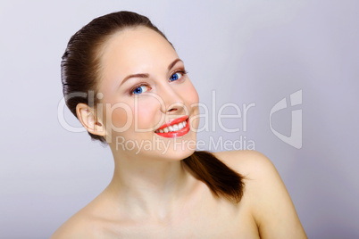 Portrait of beautiful young woman Portrait of beautiful young woman