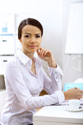 Portrait of a business woman in office