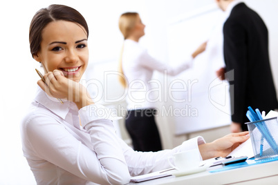 Portrait of a business woman in office