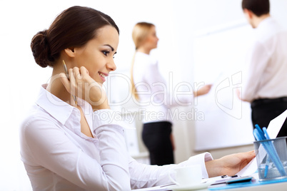 Portrait of a business woman in office