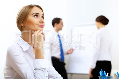 Portrait of a business woman in office