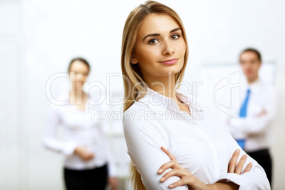 Portrait of a business woman in office