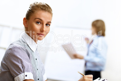 Portrait of a business woman in office