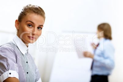 Portrait of a business woman in office