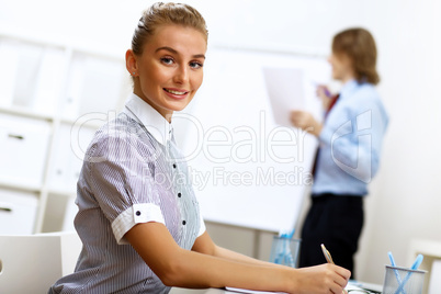 Portrait of a business woman in office