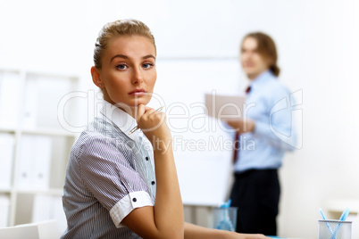 Portrait of a business woman in office