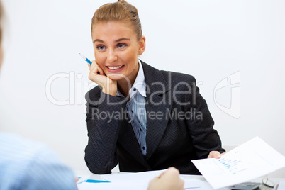 Portrait of a business woman in office