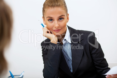Portrait of a business woman in office