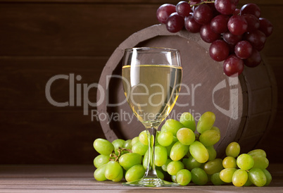 wineglass of vine