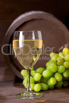wineglass of vine