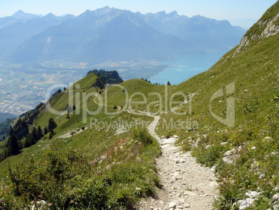 View of Villereuse, Switzerland