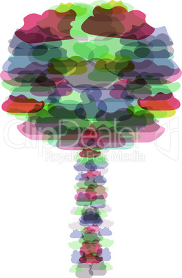 vector of abstract tree icon