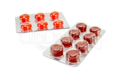Lozenges cough in packages