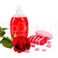 Soap different with rose